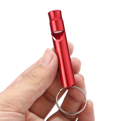 Aluminum survival whistle