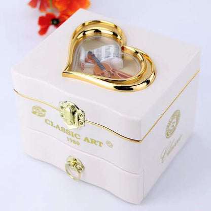 Rotating ballet music box