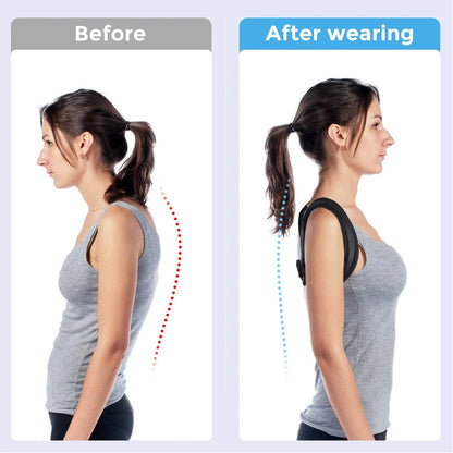 Adjustable Posture Corrector Preventing Humpback Protection Spine Pain Relief Correction Belt Women Men Back Shoulder Support