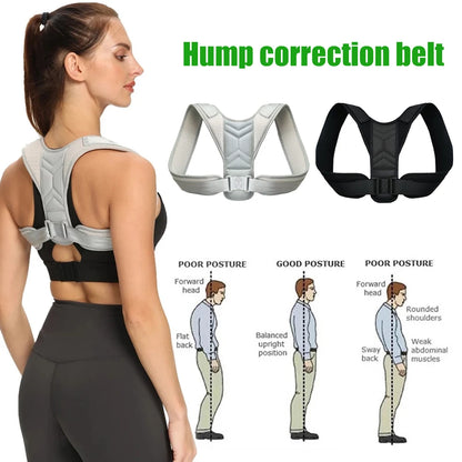 Adjustable Posture Corrector Preventing Humpback Protection Spine Pain Relief Correction Belt Women Men Back Shoulder Support