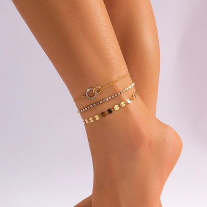 Beach Star Tassel Ankle Ring Simple Foot Ornaments